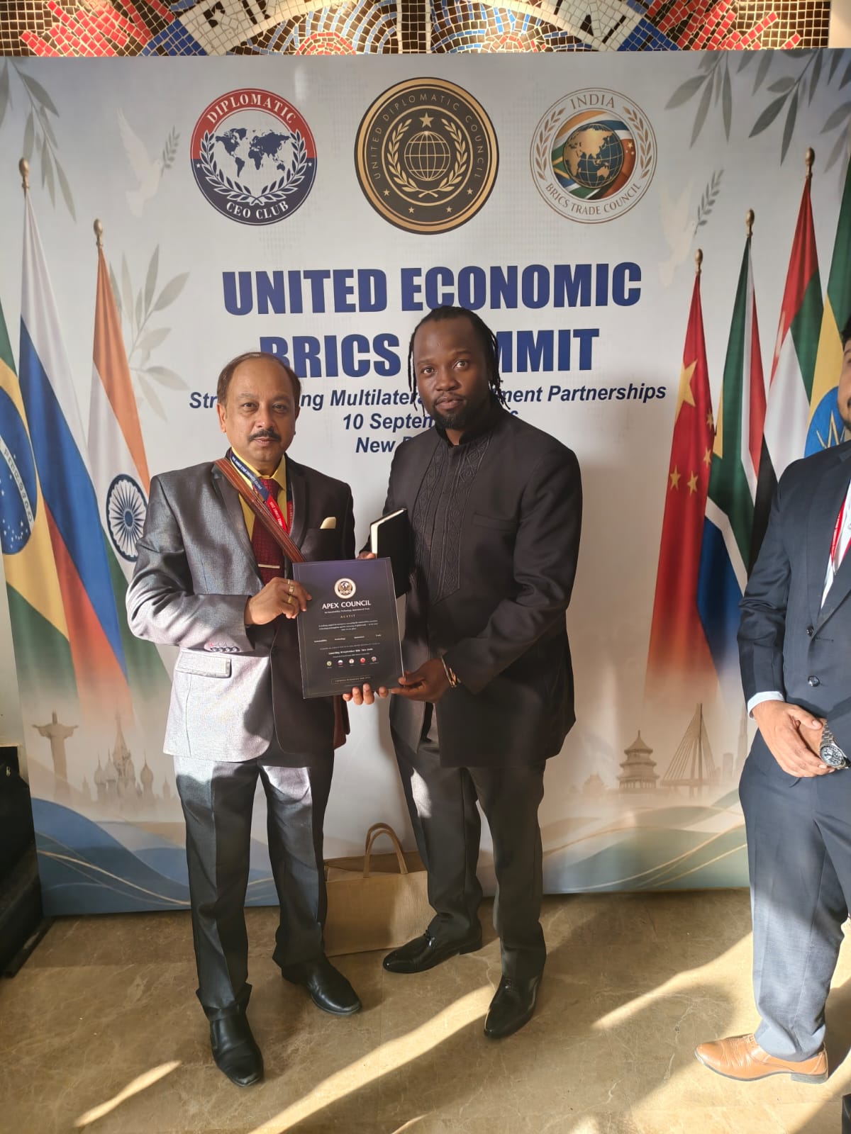 Chiranjib Ghosh receiving international recognition