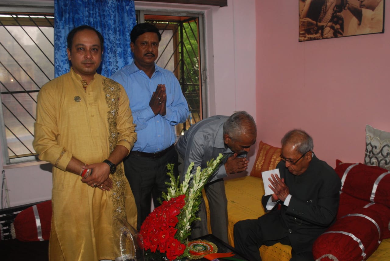 Chiranjib Ghosh at a family and community gathering