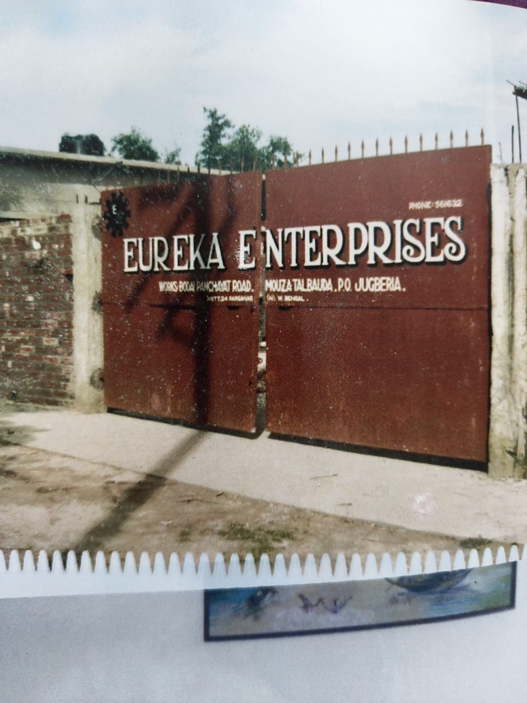 Historic Eureka Enterprises business sign and premises